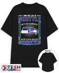 I may not live in Seattle but on gameday my heart and soul belongs to Seahawks logo shirt