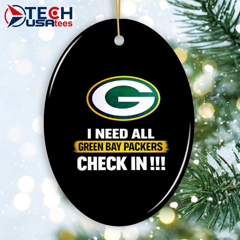 I need all Green Bay Packers check in shirt