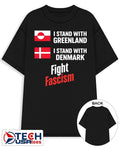 I stand with Greenland Istand with Denmark fight Fascism shirt