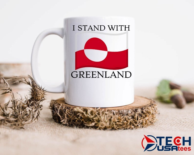I stand with Greenland flag shirt