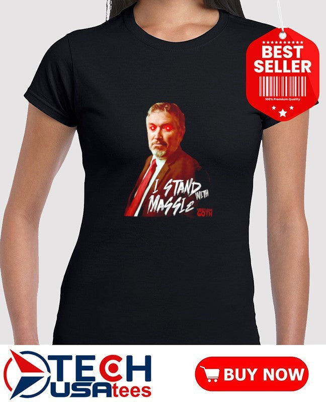 I stand with Massie Libertarian Goth shirt