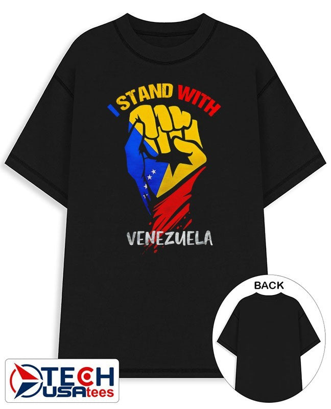 I stand with Venezuela fist hand shirt