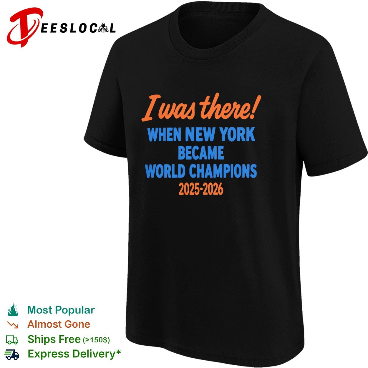 I was there when New York became world champions 2025 2026 New York Knicks NBA basketball shirt