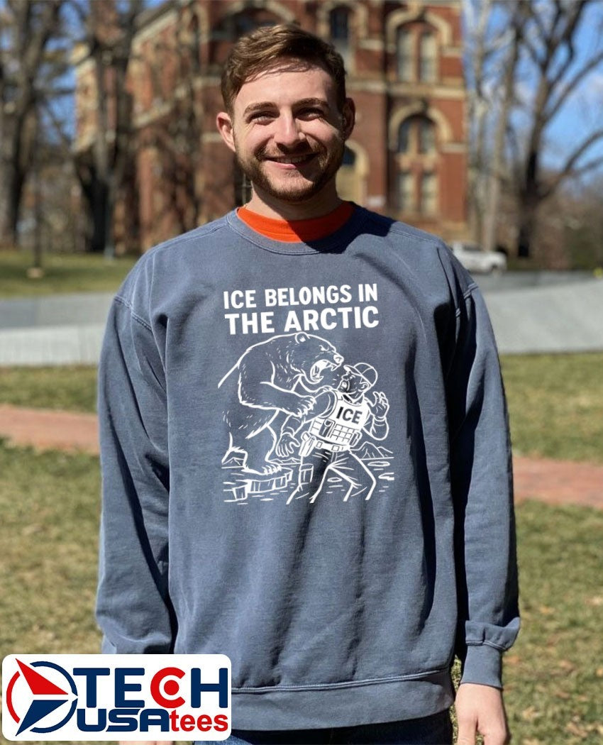 ICE belongs in the arctic shirt