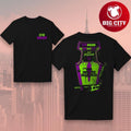 ICW NHB Pitfighter Purple Green Two Sided Shirt