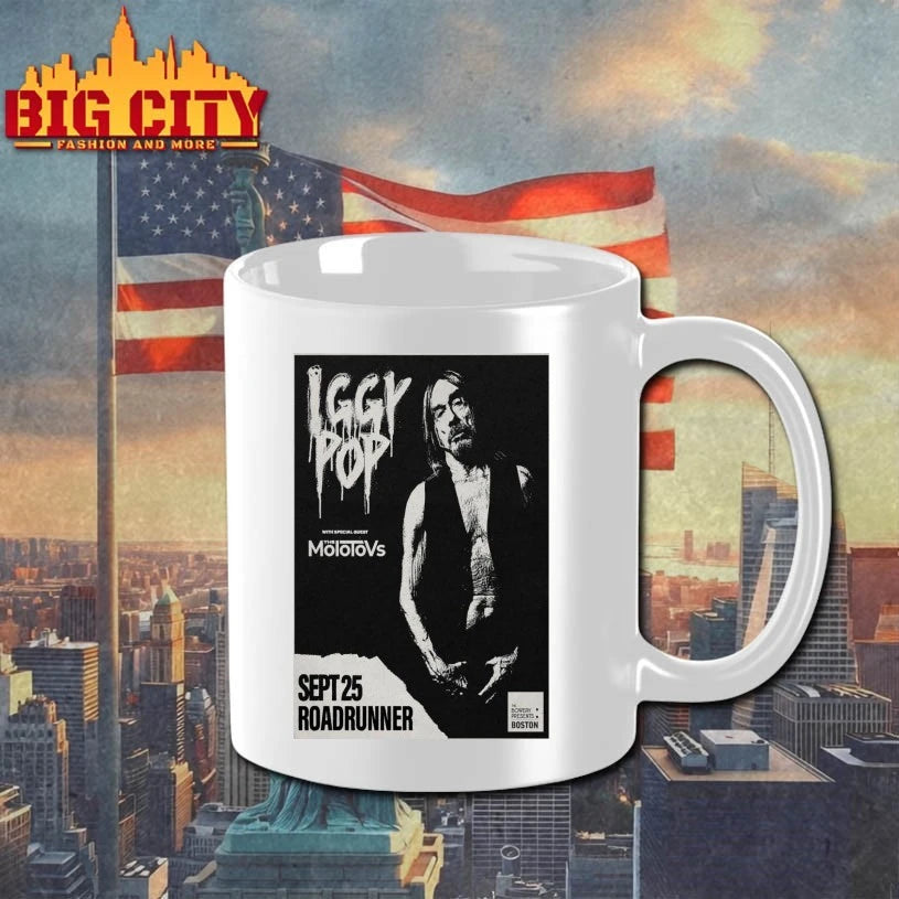 IGGY POP Boston, MA 2025 Poster shirt