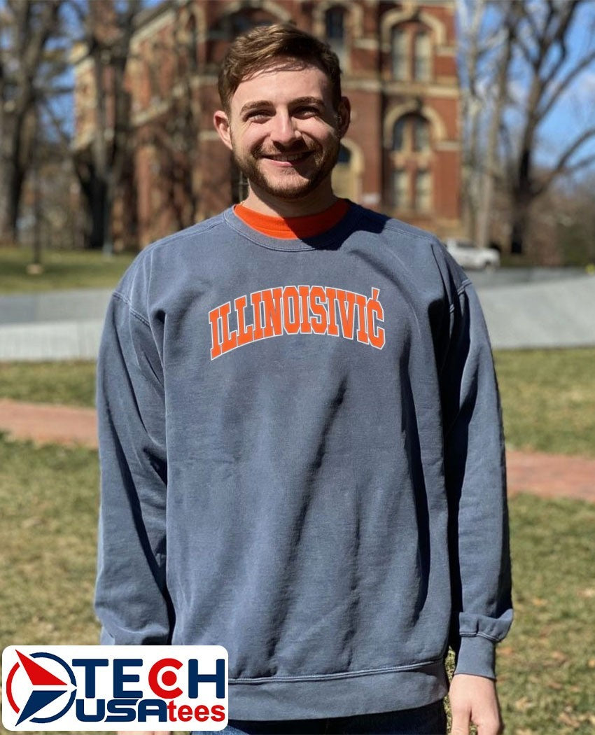 ILLIBOISIVIĆ IL Balkan Ball Tomislav Ivisic Illinois Fighting Illini Men’s Basketball shirt