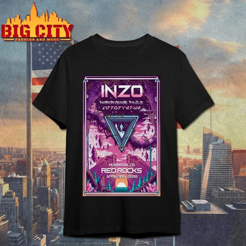 INZO April 3, 2026 Red Rocks Amphitheatre, Morrison, CO Poster shirt