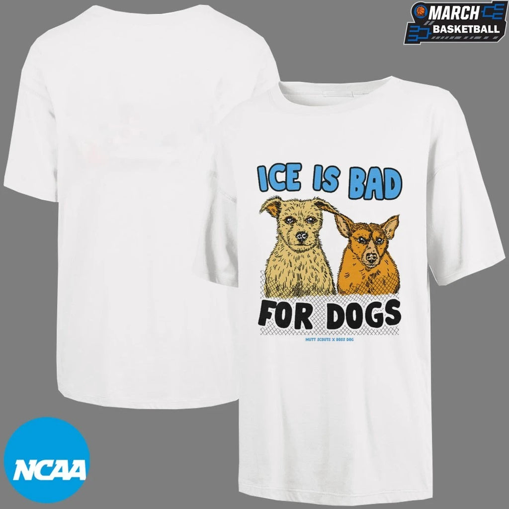 Ice Is Bad For Dogs Mutt Scouts T-shirts