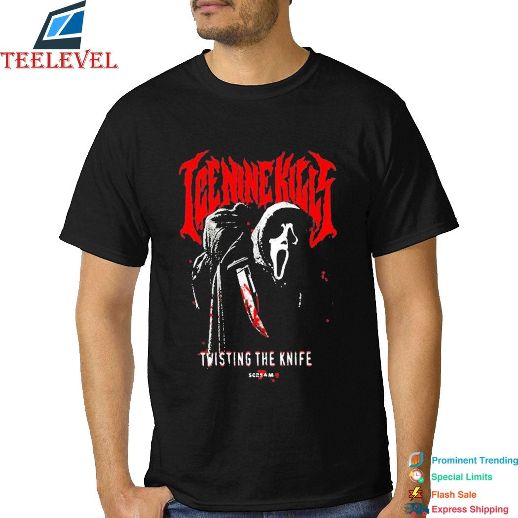 Ice Nine Kills Twisting The Knife Scream 7 Ghostface T-shirts