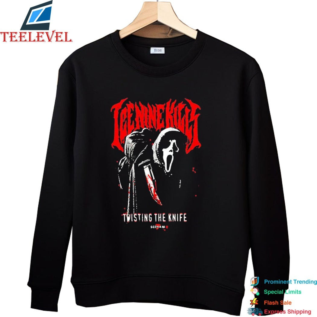 Ice Nine Kills Twisting The Knife Scream 7 Ghostface T-shirts