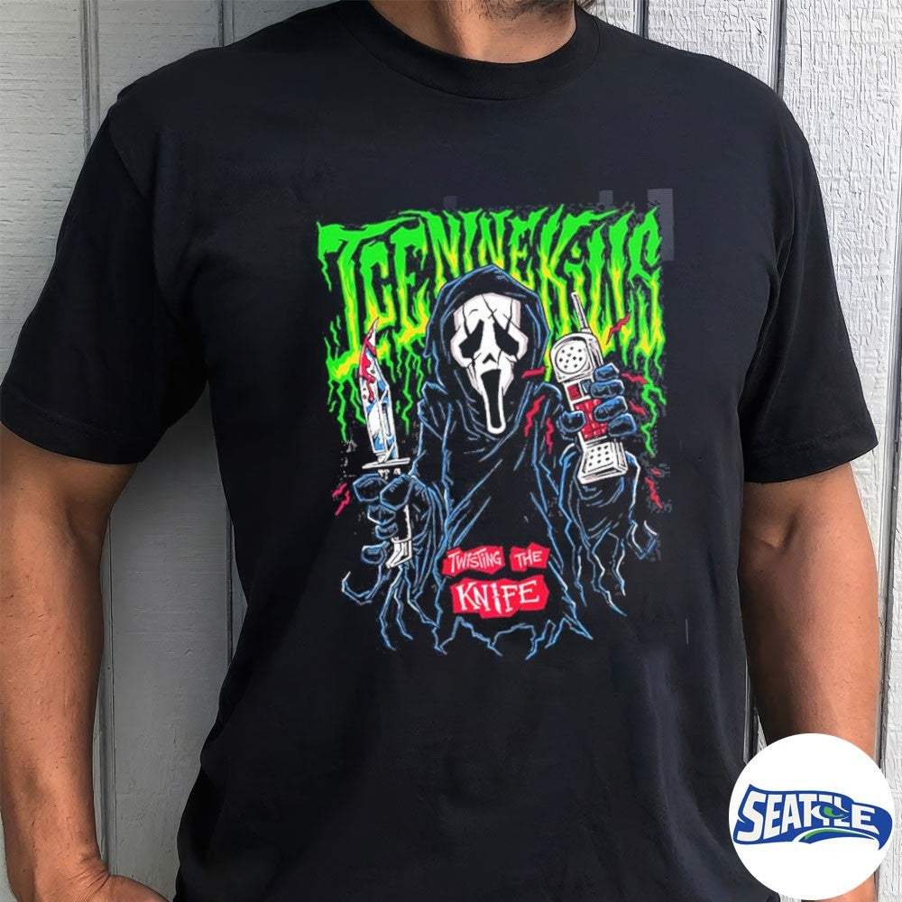 Ice Nine Kills X Ghost Face Scream 7 Nightmare On The Knife Part One 2026 Father Death Fan shirt