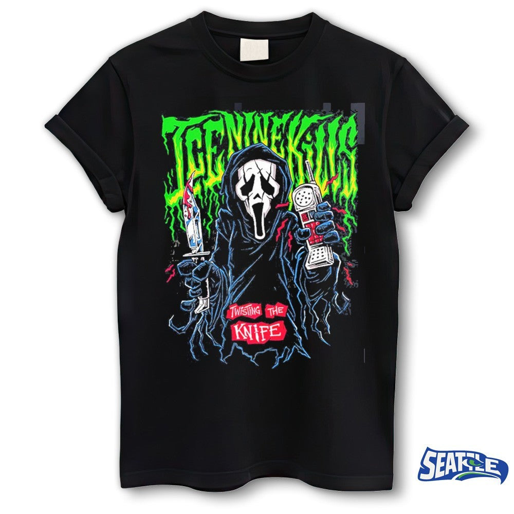 Ice Nine Kills X Ghost Face Scream 7 Nightmare On The Knife Part One 2026 Father Death Fan shirt