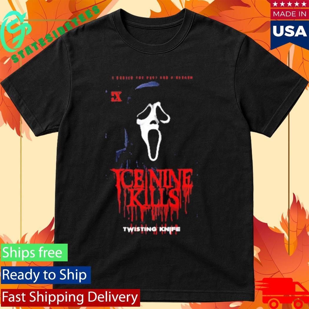 Ice Nine Kills X Ghost Face Twisting The Knife Shirt
