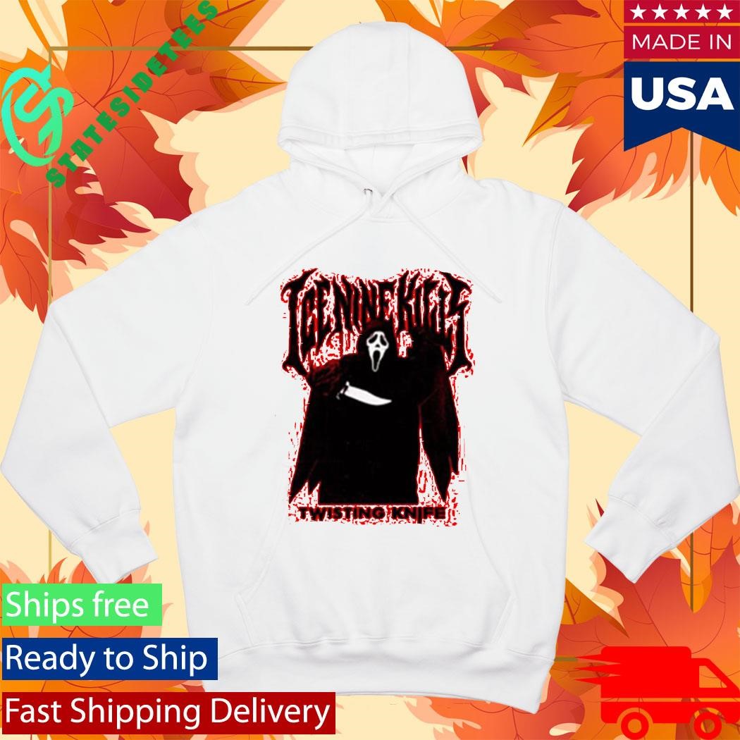 Ice Nine Kills X Scream 7 Ghost Face Twisting The Knife Shirt