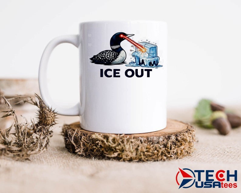 Ice Out Minnesota Common Loon shirt