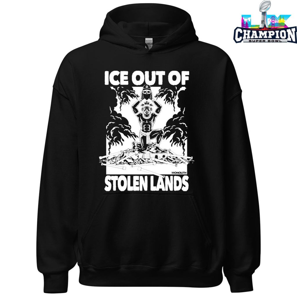 Ice Out Of Stolen Land Monouth T-shirts