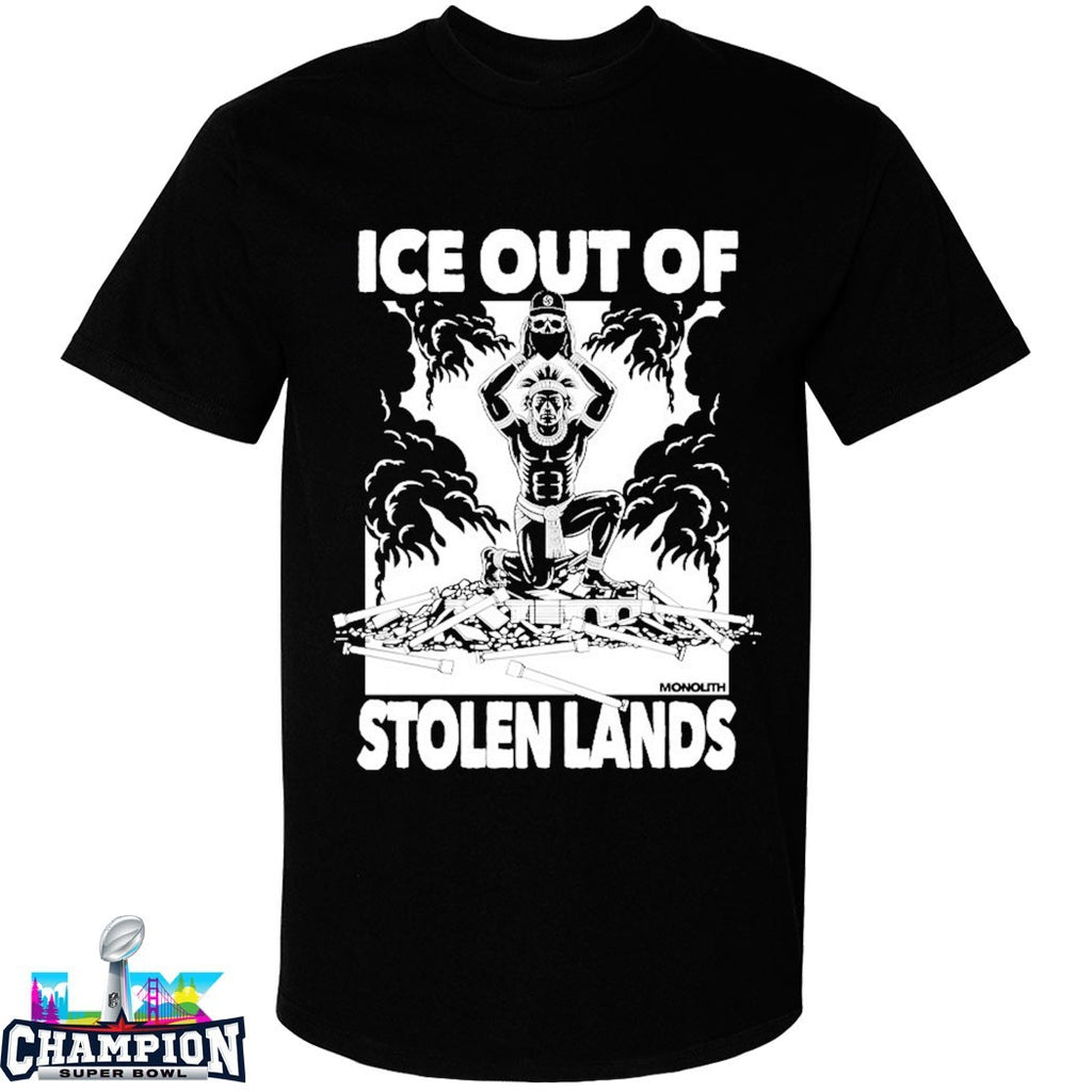 Ice Out Of Stolen Land Monouth T-shirts