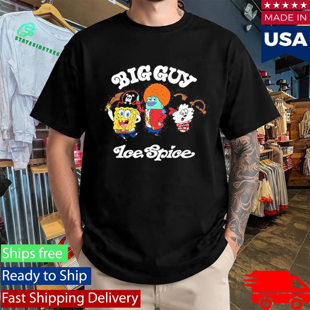 Ice Spice X Verdy x Spongebob Big Guy Shirt