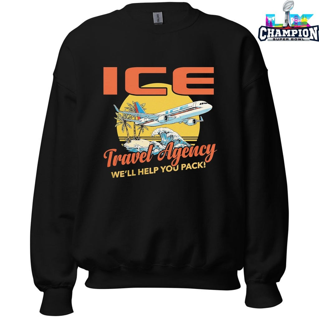 Ice Travel Agency We’ll Help You Pack Planet T-shirts