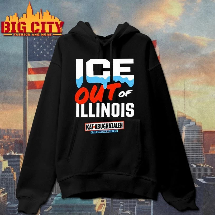 Ice out of Illinois Kat Abughazaleh shirt