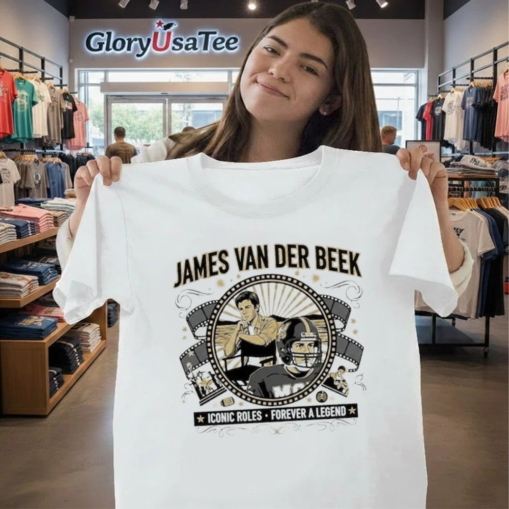 Iconic Moments James Van Der Beek Career Tribute Collage 1977-2026 Shirt