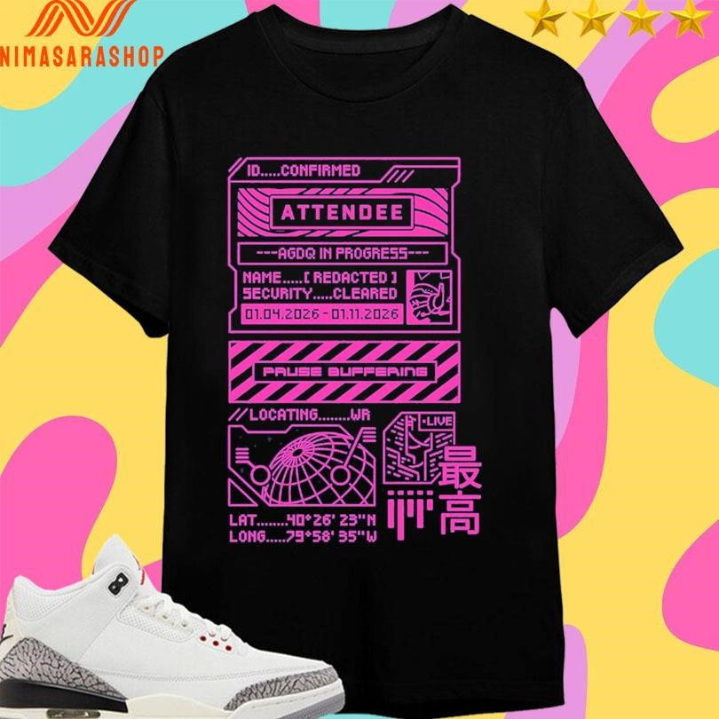 Id Confirmed Attendee AGDQ In Progress Shirts