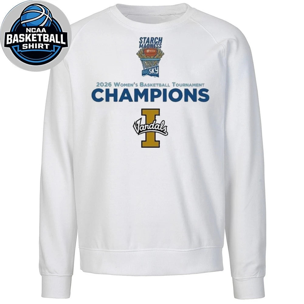 Idaho Vandals Are The Big Sky Men’s Basketball Tournament Champions 2026 Shirt