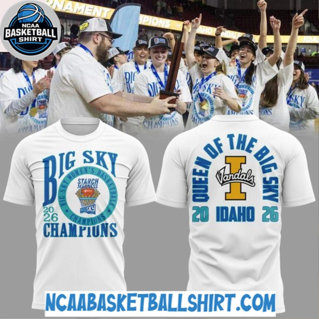 Idaho Vandals Big Sky WBB Champions 2026 Hoodie T-Shirt