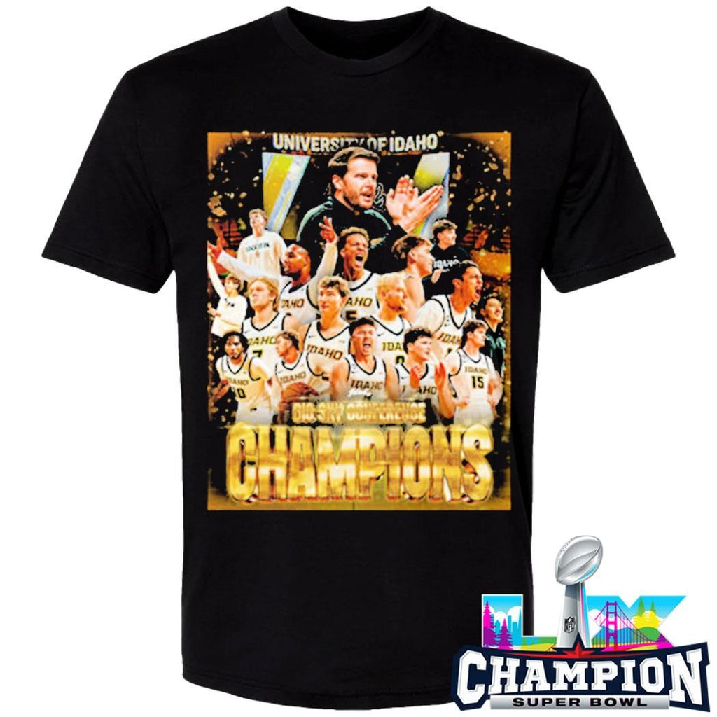 Idaho Vandals Champions Big Sky Conference 2026 Tournament Shirt