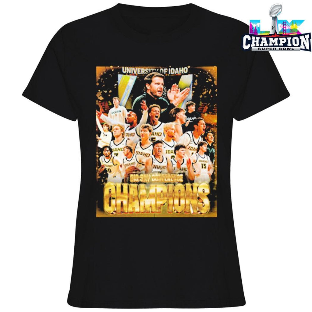 Idaho Vandals Champions Big Sky Conference 2026 Tournament Shirt