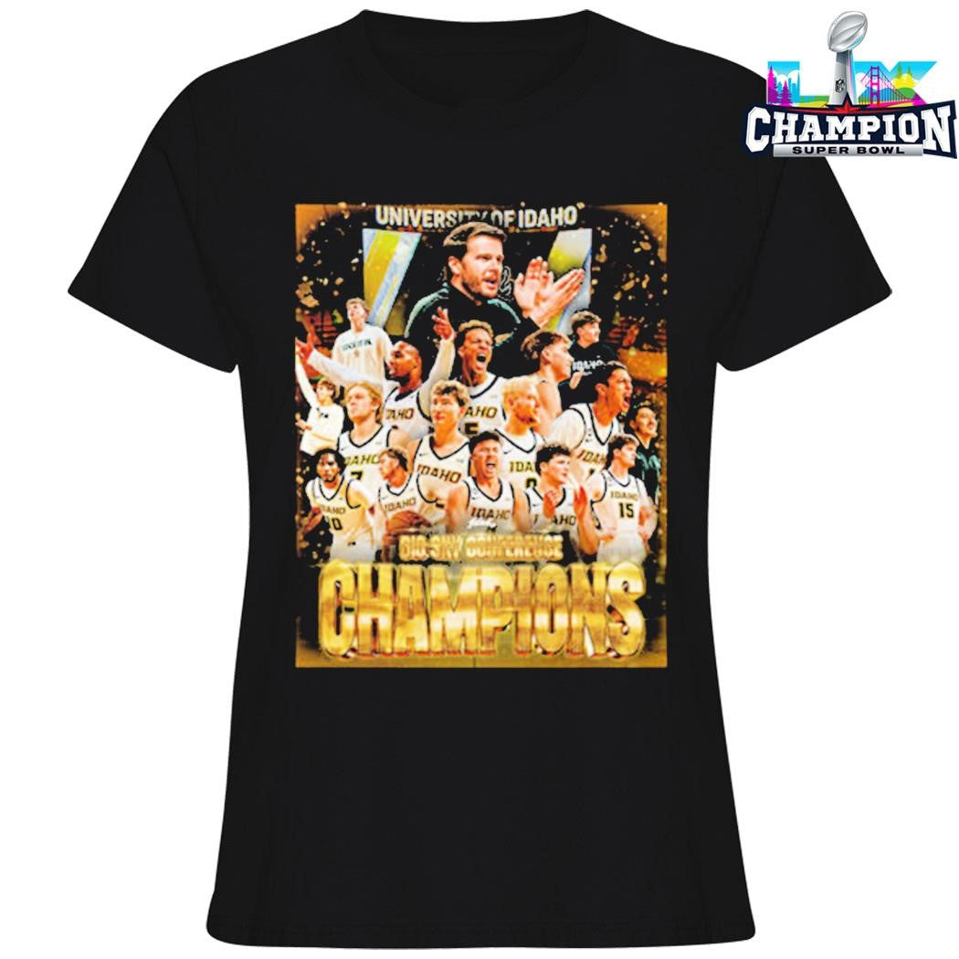 Idaho Vandals Champions Big Sky Conference 2026 Tournament Shirt