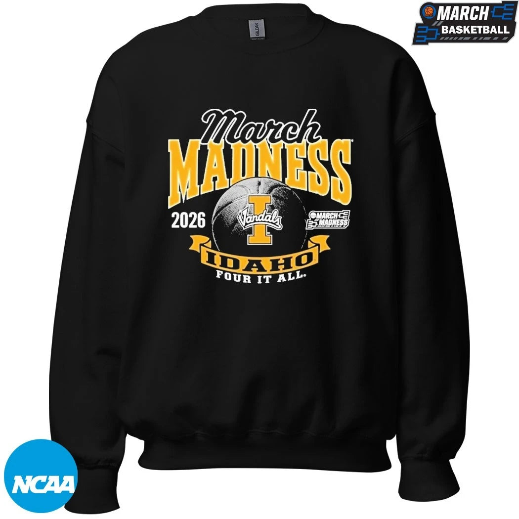 Idaho Vandals March Madness Four It All 2026 T-Shirts
