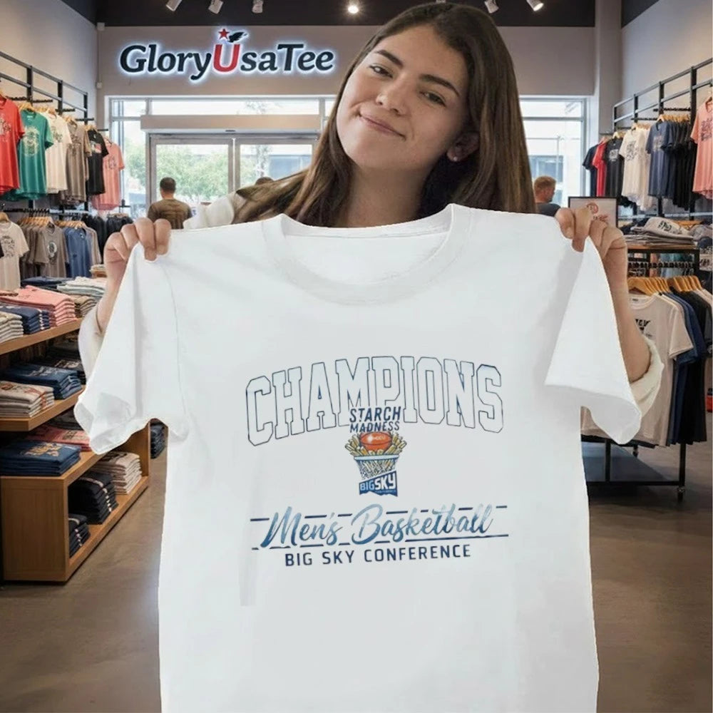 Idaho Vandals Men’s Basketball 2026 Big Sky Conference Champions Starch Madness T-Shirt
