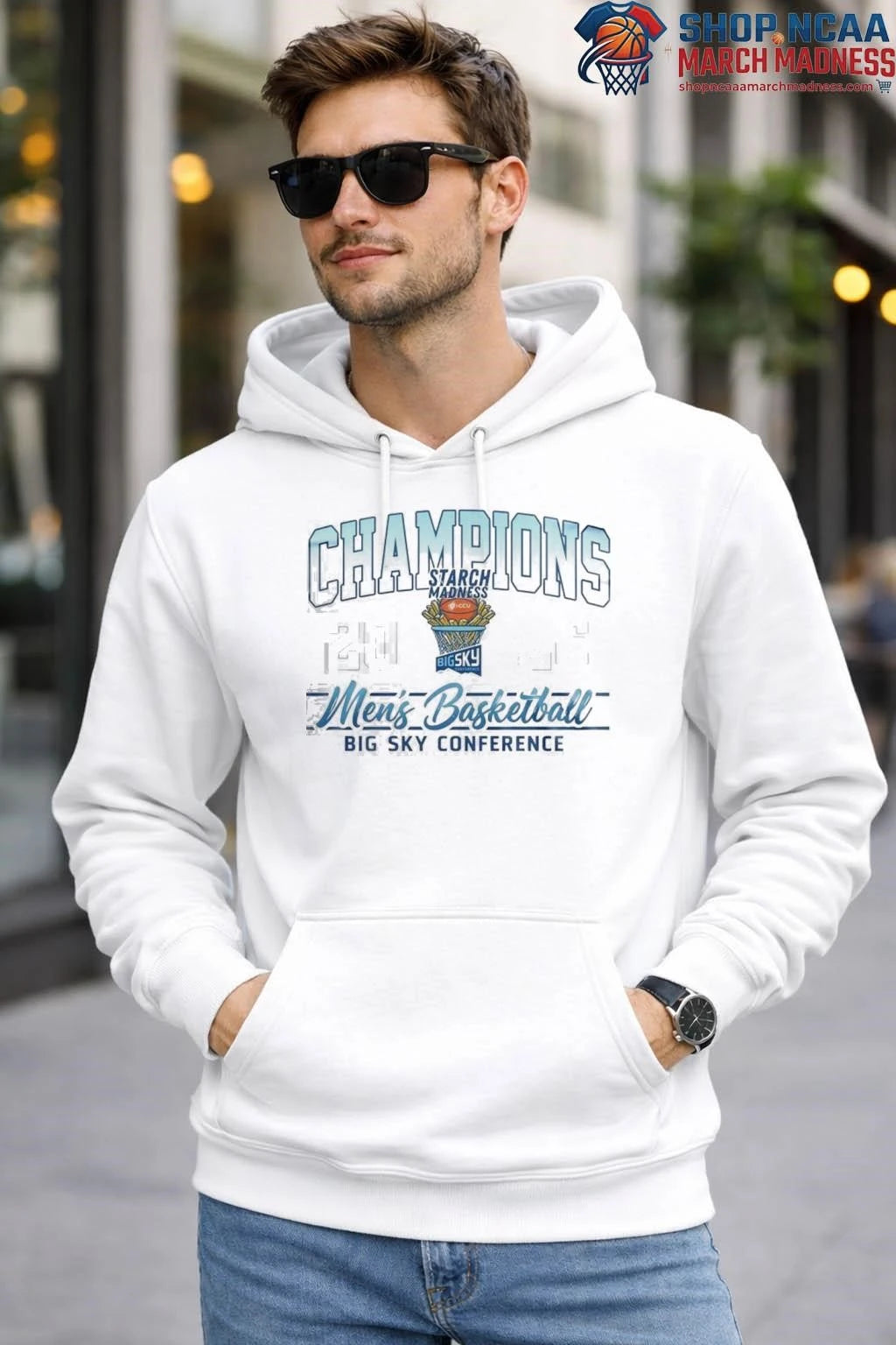 Idaho Vandals Men’s Basketball 2026 Big Sky Conference Champions Starch Madness T-Shirt Men’s Basketball 2026 Shirt