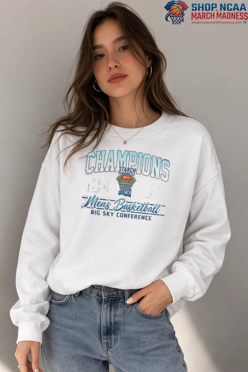 Idaho Vandals Men’s Basketball 2026 Big Sky Conference Champions Starch Madness T-Shirt Men’s Basketball 2026 Shirt