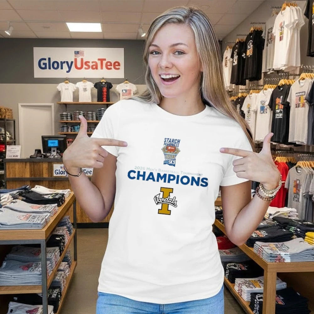 Idaho Vandals To The Big Sky Womens Basketball Tournament Champions 2026 Shirt