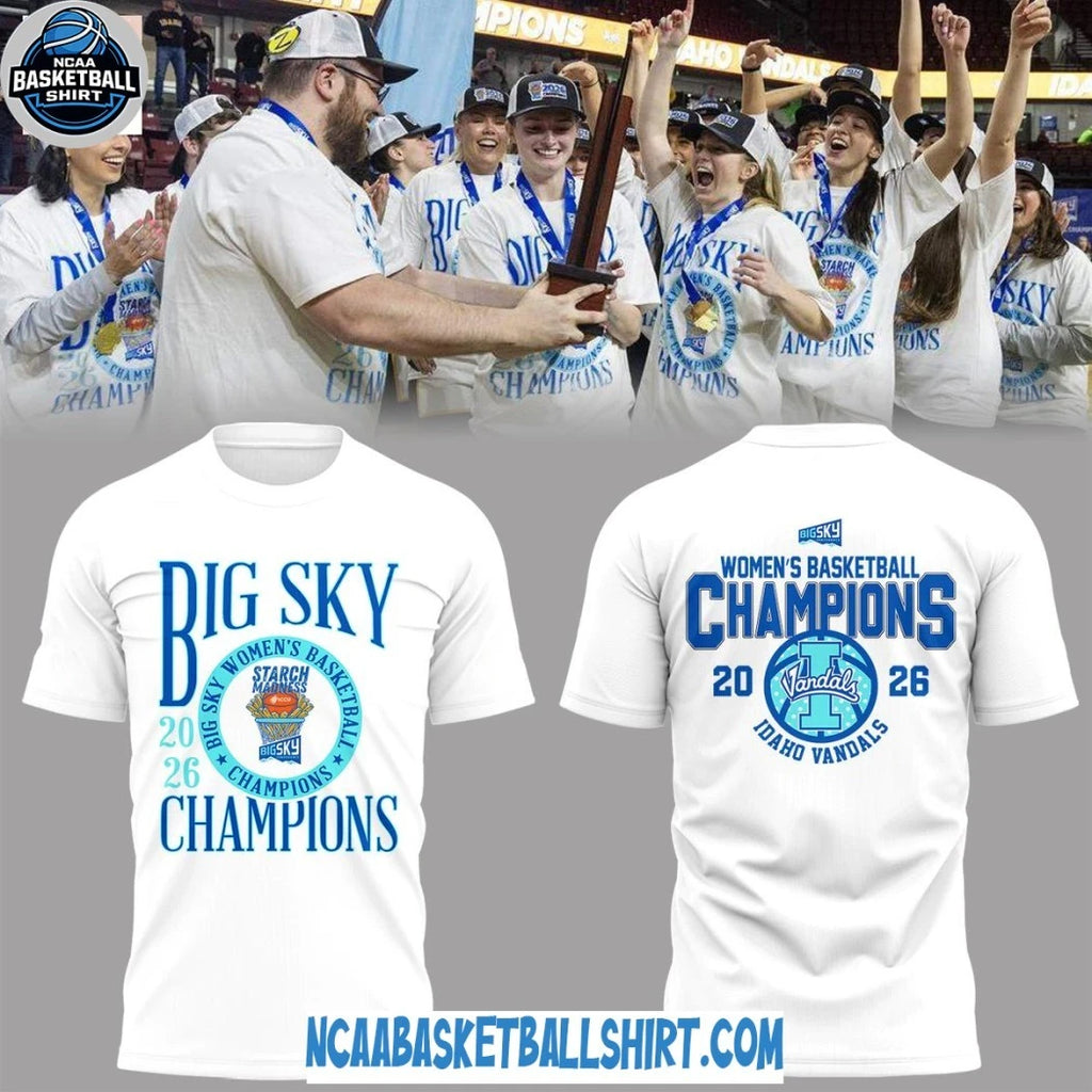 Idaho Vandals Women’s Basketball Big Sky WBB Champions Shirt