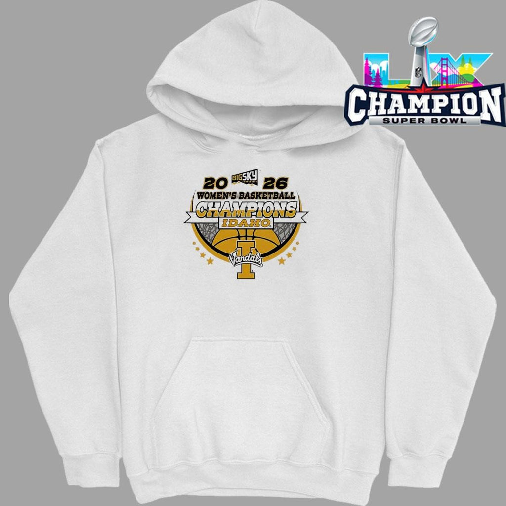 Idaho Vandals Women’s Basketball Champions 2026 Big Sky Conference Shirt