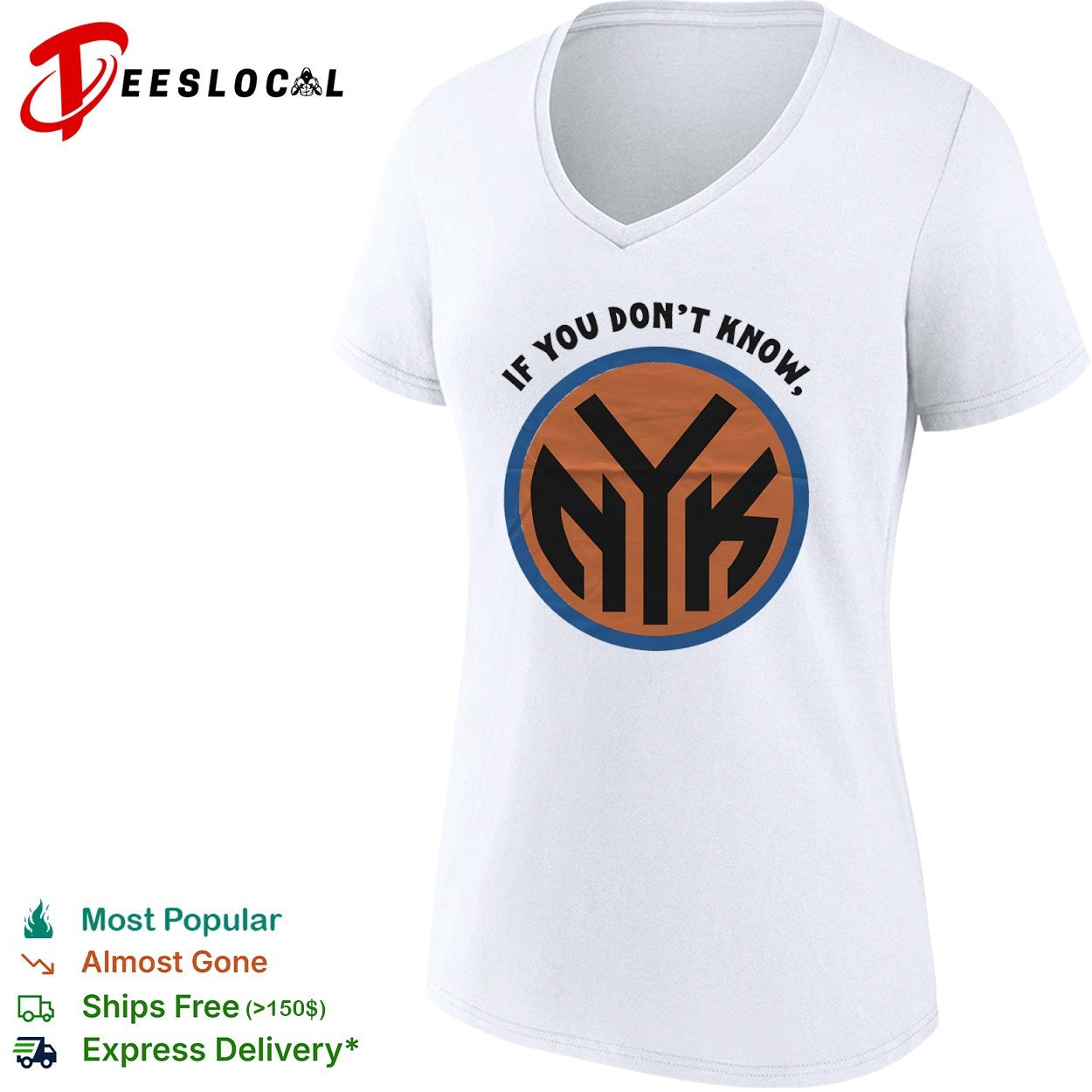 If you dont know NYK New York Knicks NBA basketball shirt