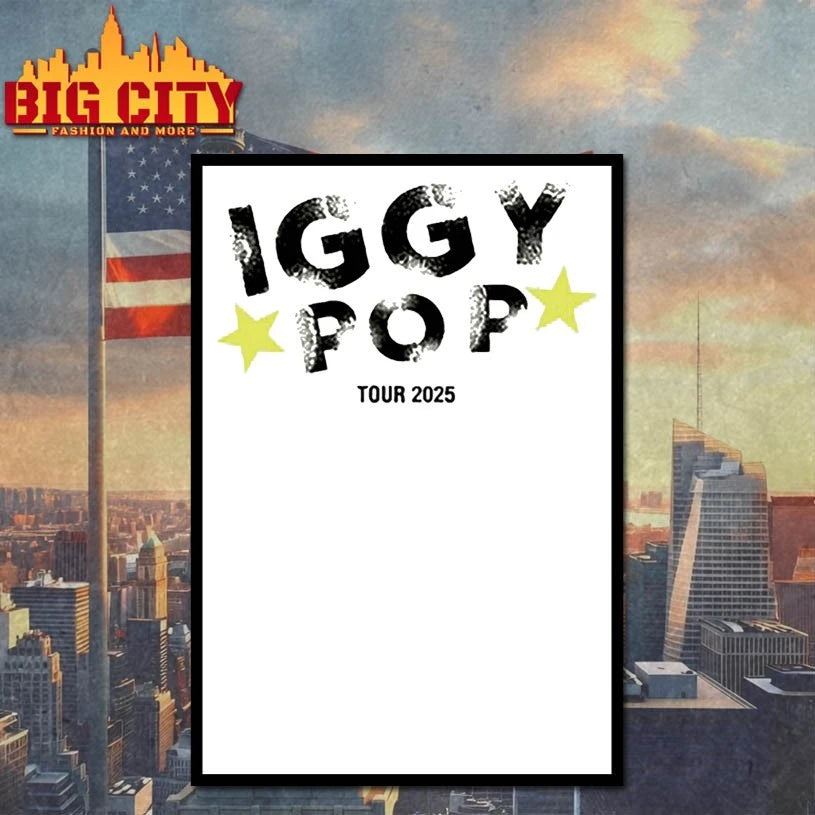 Iggy Pop Movistar Arena Buenos Aires Argentina Sept 12 2025 Tour shirt