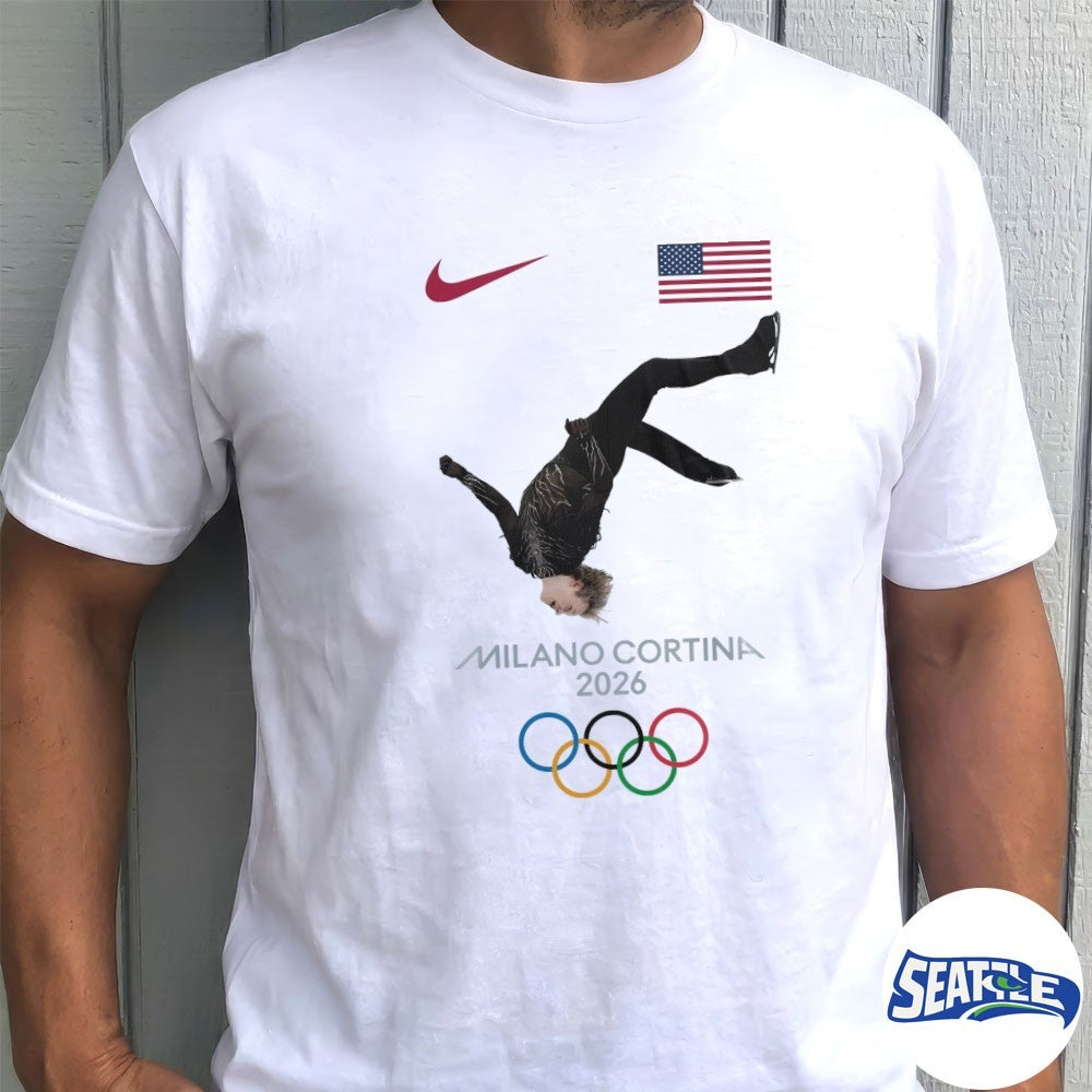 Ilia Malinin Milano Cortina 2026 Olympic Winter Games Logo shirt