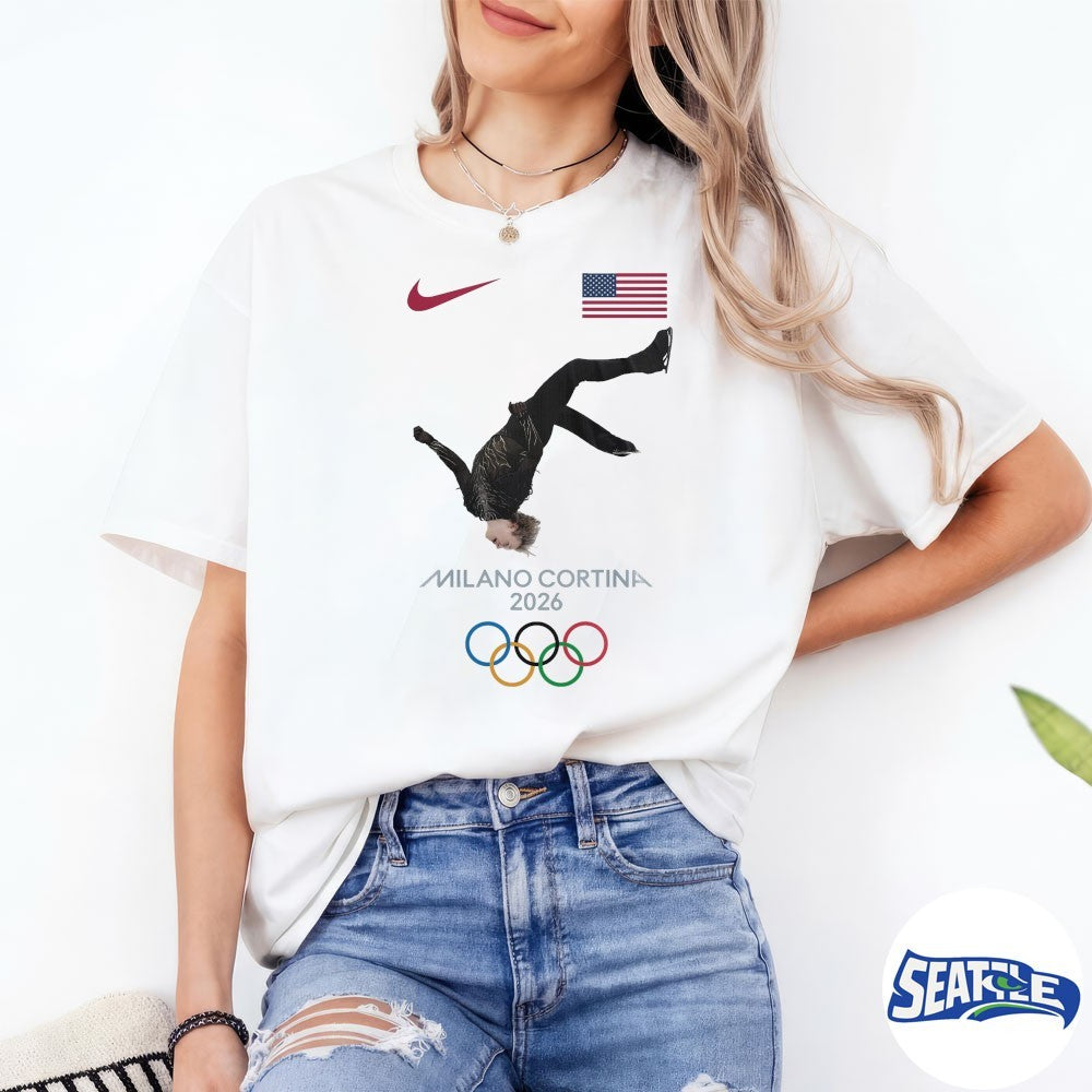 Ilia Malinin Milano Cortina 2026 Olympic Winter Games Logo shirt
