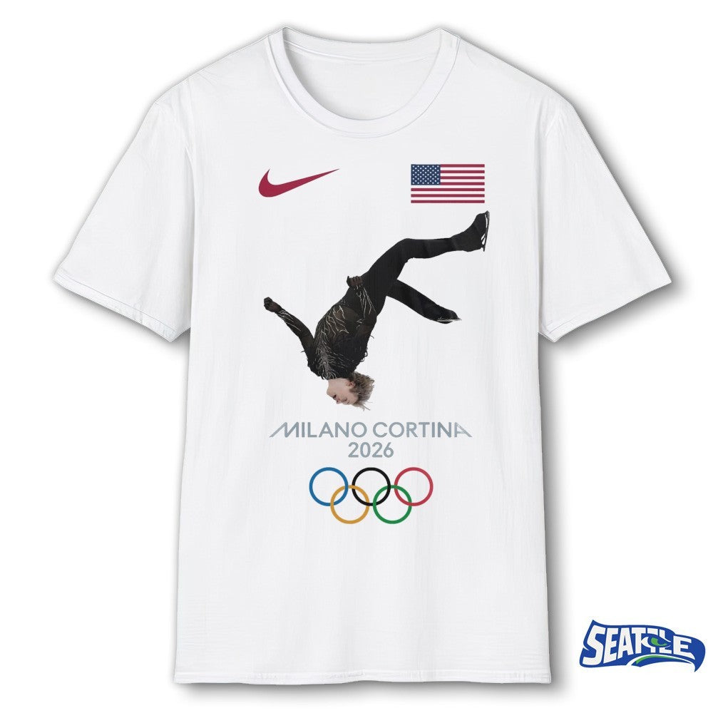 Ilia Malinin Milano Cortina 2026 Olympic Winter Games Logo shirt