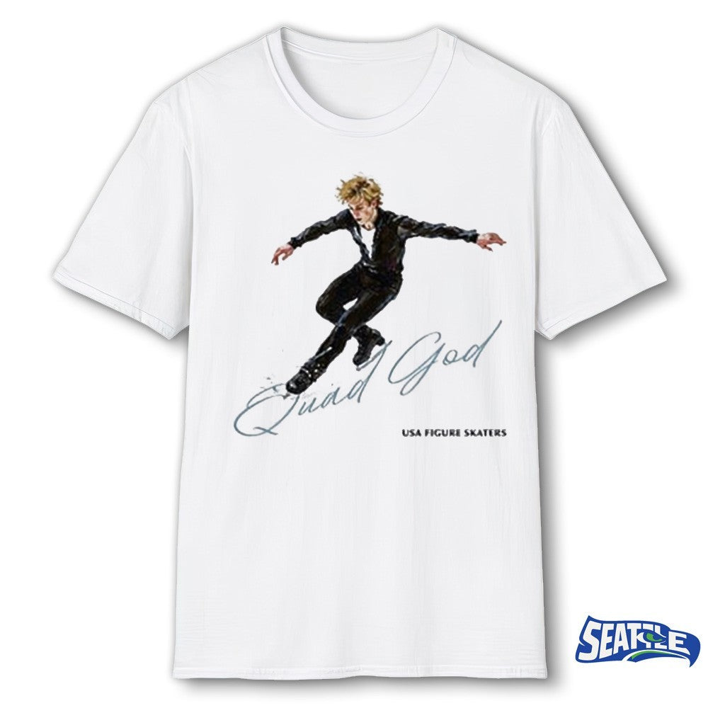 Ilia Malinin Quad God USA Figure Skating Malinin Milano Cortina 2026 shirt