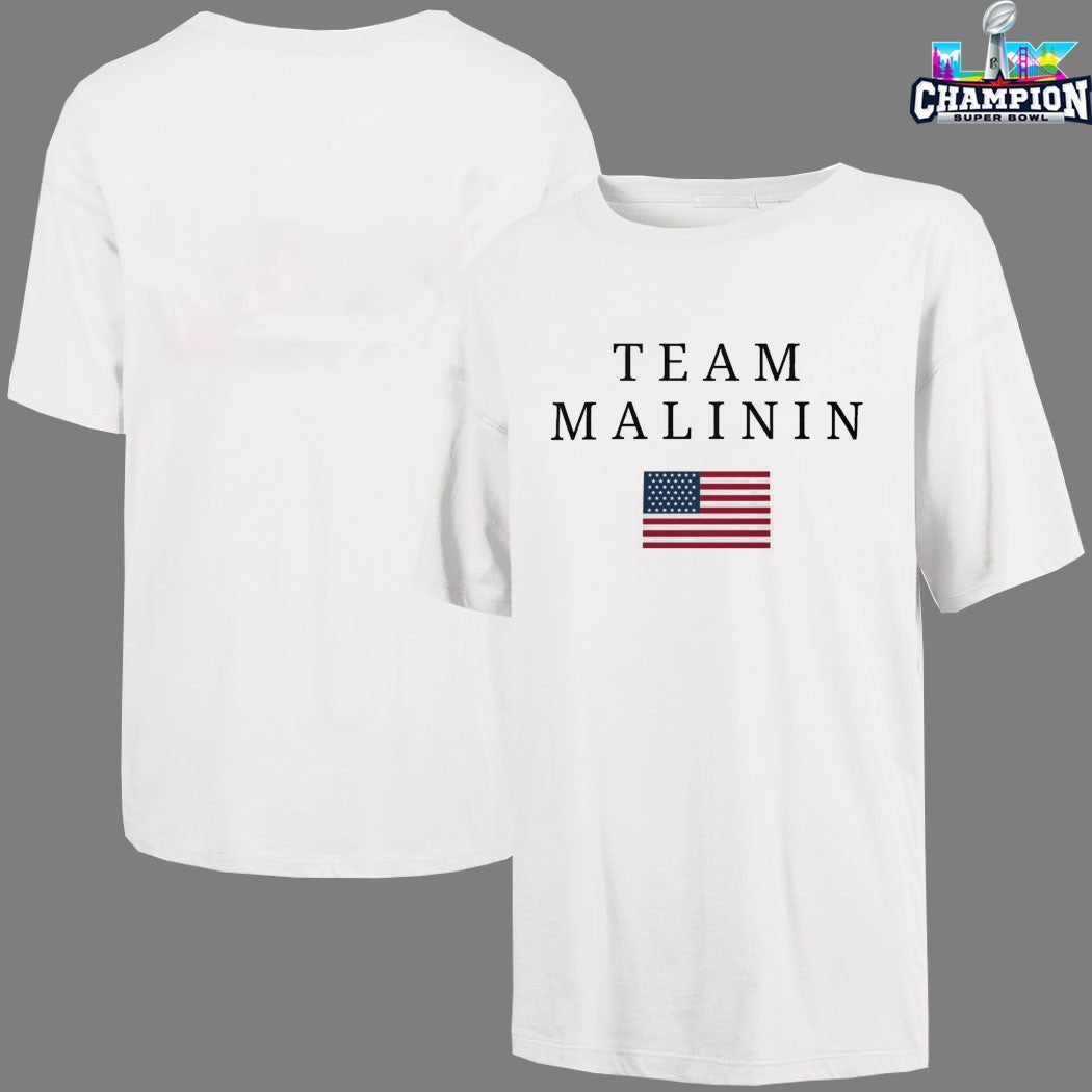 Ilia Malinin Team Malinin USA American Flag T-Shirts