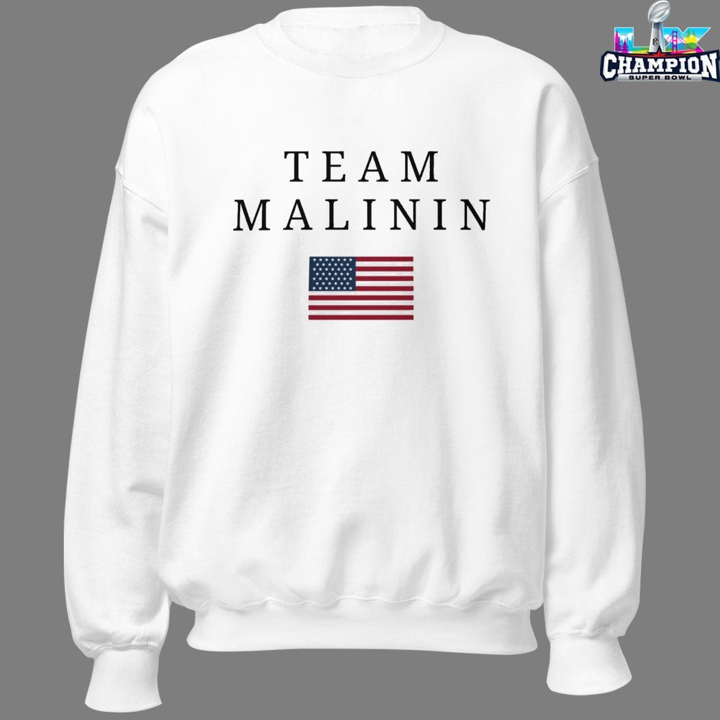 Ilia Malinin Team Malinin USA American Flag T-Shirts