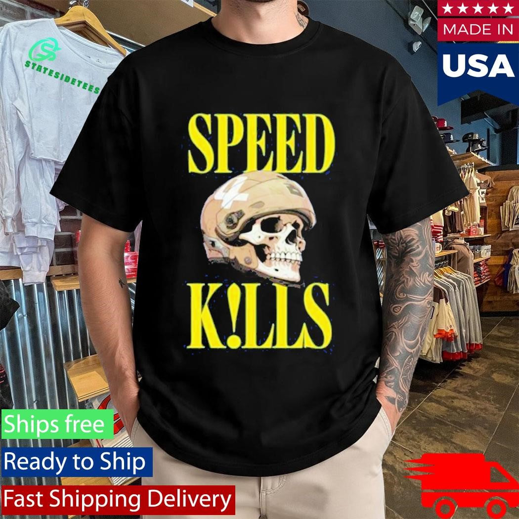 Illest Brand Speed Kills Skull Shirt