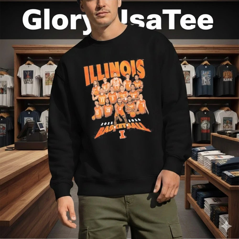 Illinois Basketball 2025-26 NIL Roster Shirt