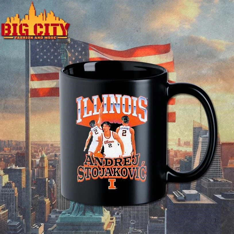 Illinois Basketball Andrej Stojakovic graphic Shirt